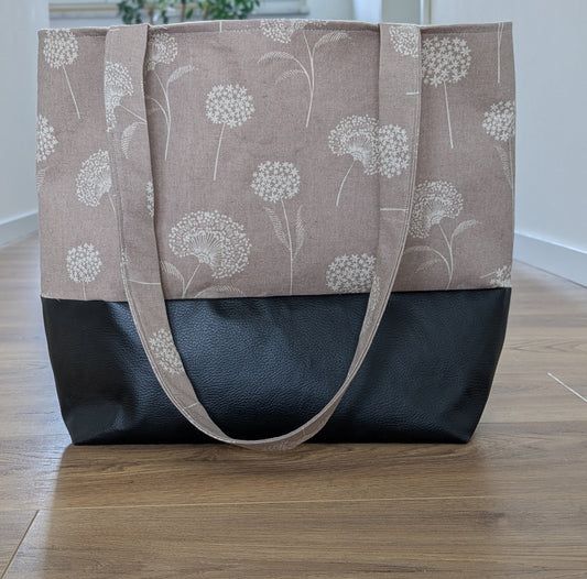 Großer Shopper mit Magnetknopf